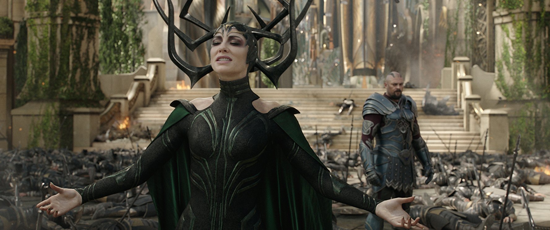 Hela (Cate Blanchett) bloodlessly killed a lot of guys in Thor: Ragnarok