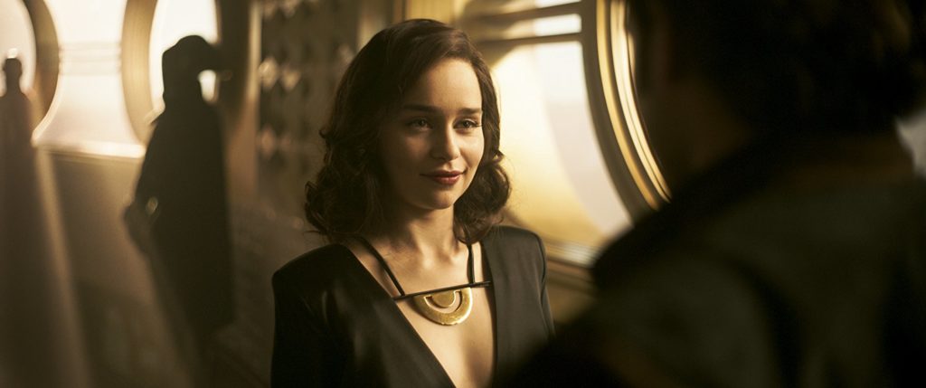 Emilia Clarke in Solo: A Star Wars Story. IMDb.com