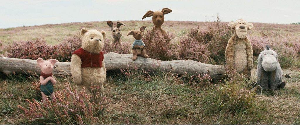 Brad Garrett, Peter Capaldi, Jim Cummings, Sophie Okonedo, Nick Mohammed, and Sara Sheen in Christopher Robin. IMDb.com