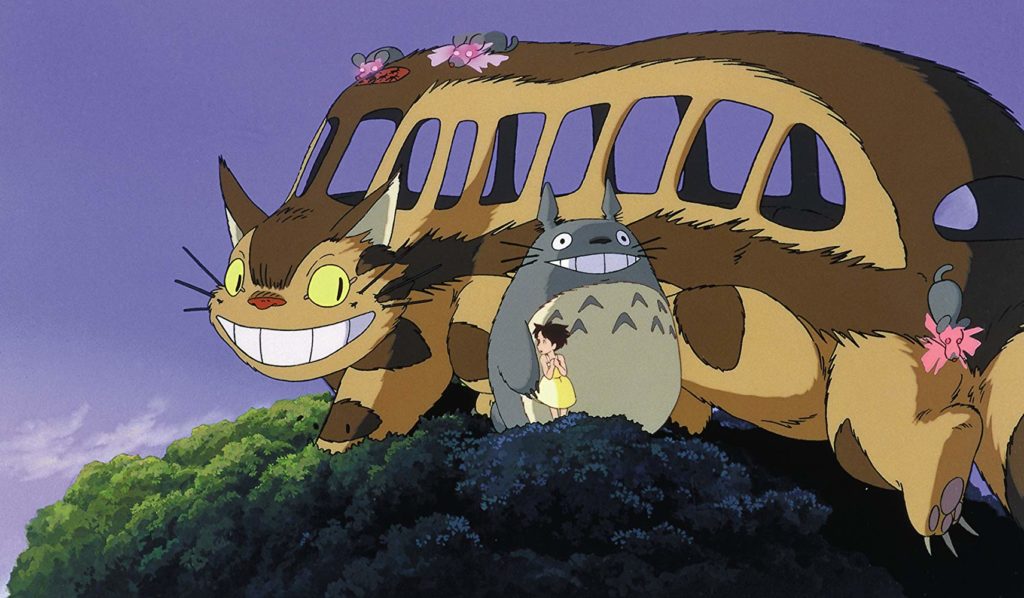 Cat Bus, Totoro, and Satsuki. IMDb.com.