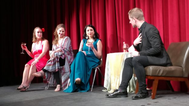 Eliza Woodyard, Erica Convery, Sammie Gorham, and Darrell J. Jordan. Seattle Modern Opera Company